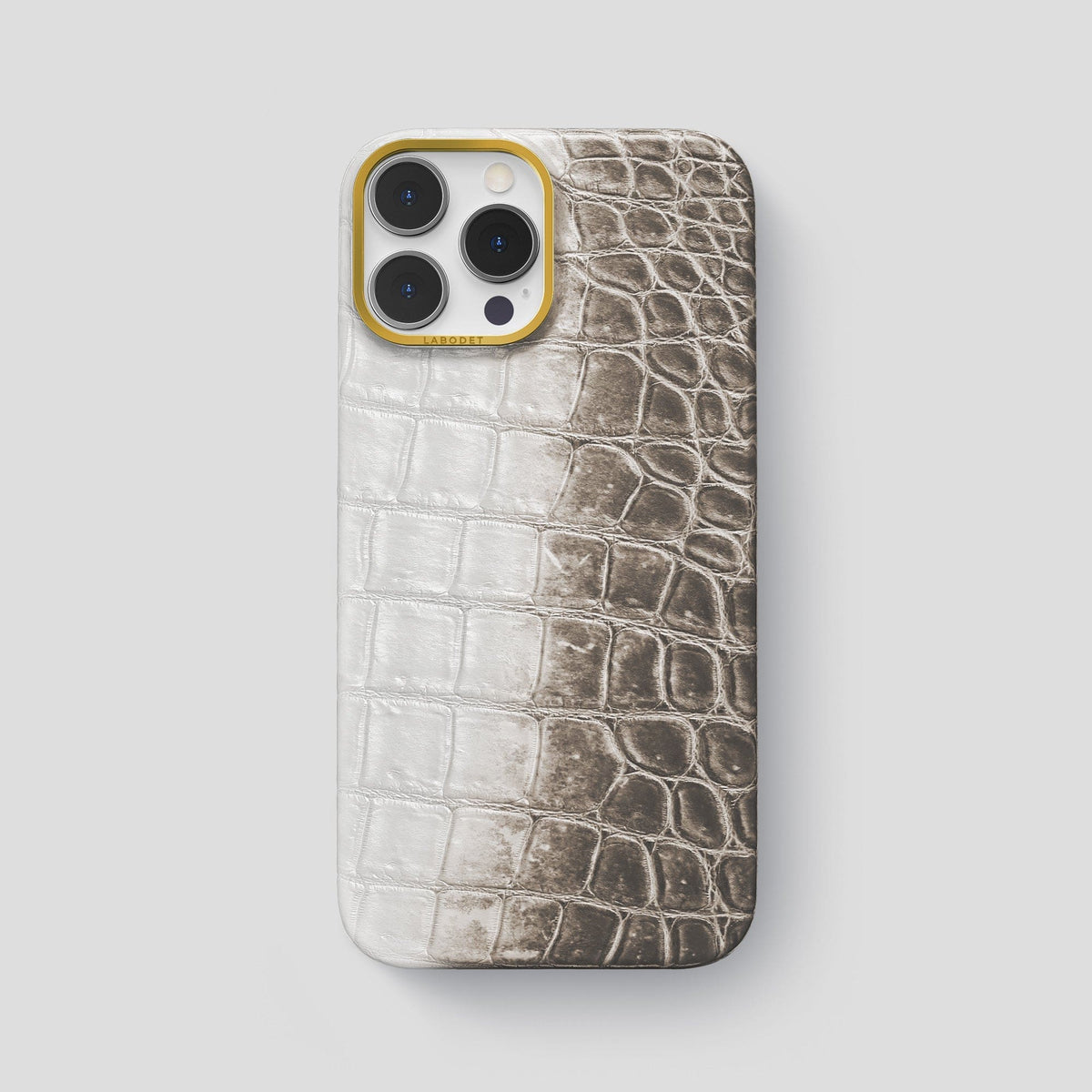 Dark iPhone 13 Pro Max Himalaya Classic Case with Gold Metal -1 | Dark-Gold