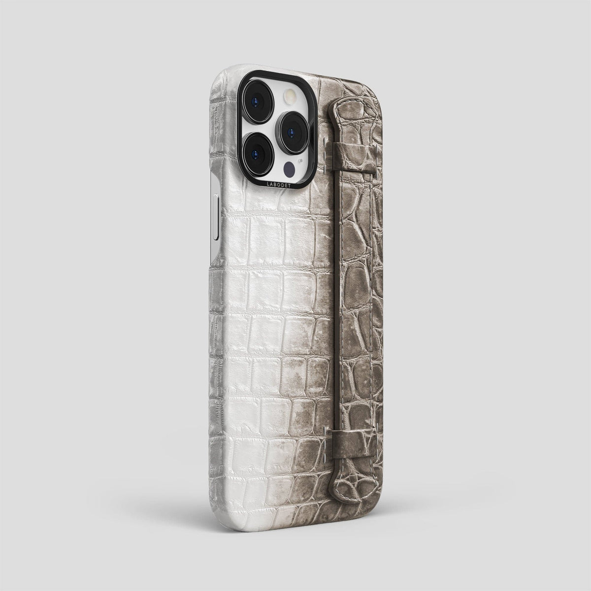 Dark iPhone 13 Pro Max Himalaya Strap Case with Black Metal -2 | Dark-Black