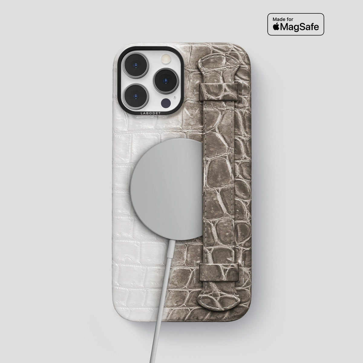 Dark iPhone 13 Pro Max Himalaya Strap Case with Black Metal -5 | Dark-Black