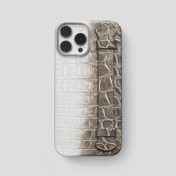 Handle Case For iPhone 13 Pro Max In Himalayan Crocodile