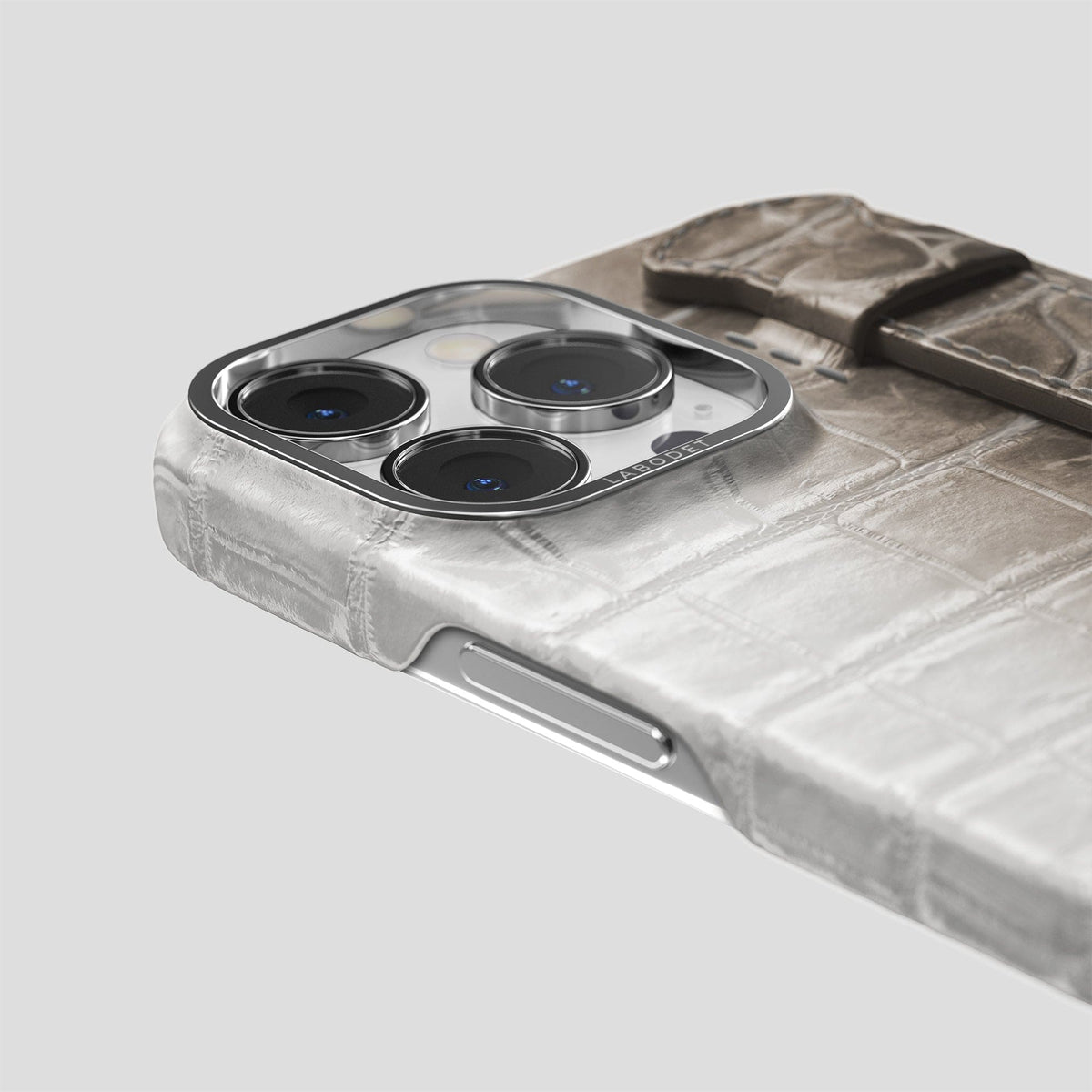 Dark iPhone 13 Pro Max Himalaya Strap Case with Steel Metal -6 | Dark-Steel