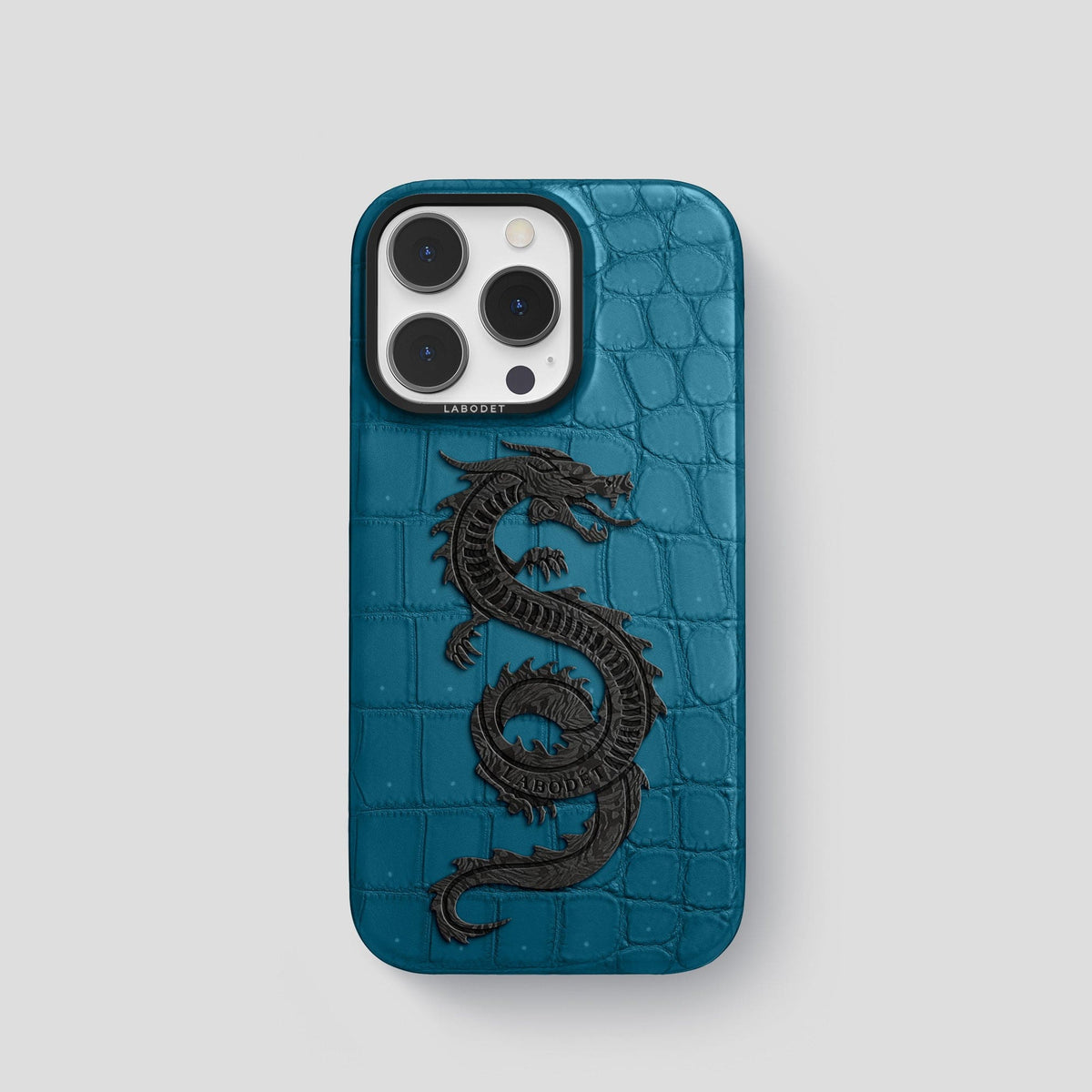 Duck-Blue iPhone 13 Pro Classic Case with Black Metal -1 | Duck-Blue-Black
