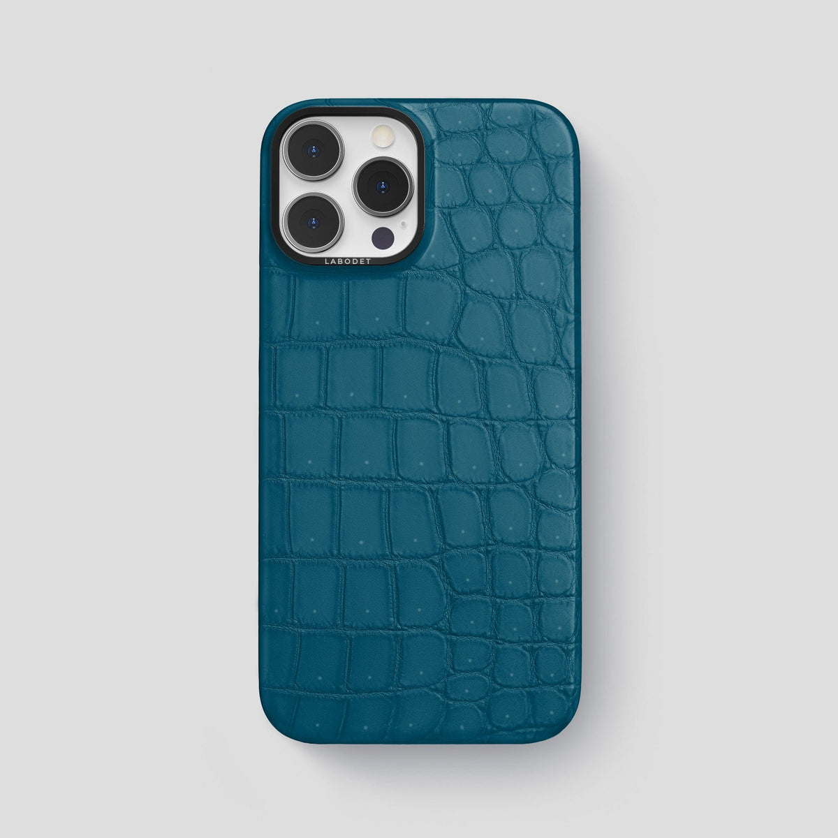 Duck-Blue iPhone 13 Pro Max Classic Case with Black Metal -1 | Duck-Blue-Black