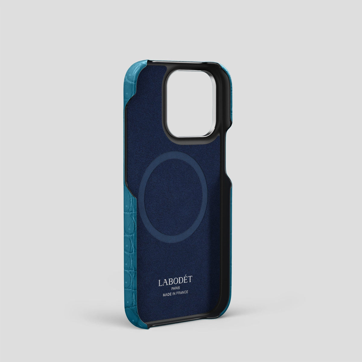 Duck Blue iPhone 13 Pro Strap Case with Steel Metal -4 | Duck-Blue-Steel