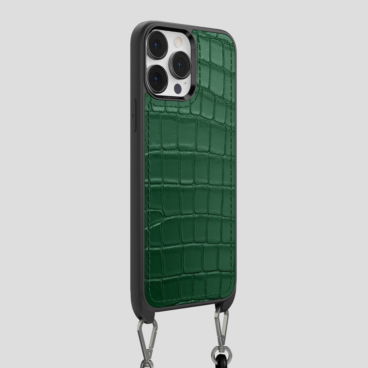 Forest-Green iPhone 13 Pro Max Crossbody Sport Case Alligator -2 | Forest-Green