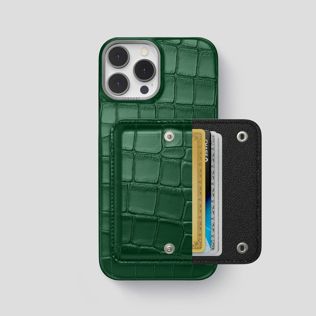Forest-Green iPhone 13 Pro Max Envelope Alligator -2 | Forest-Green