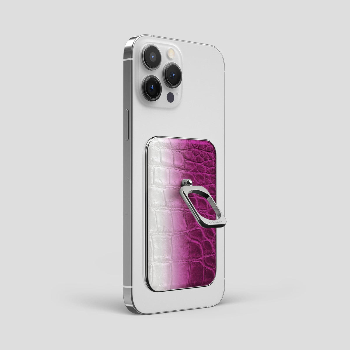 Fuchsia iPhone 13 Pro Max Himalaya MagSafe Ring with Steel Metal -2 | Fuchsia-Steel