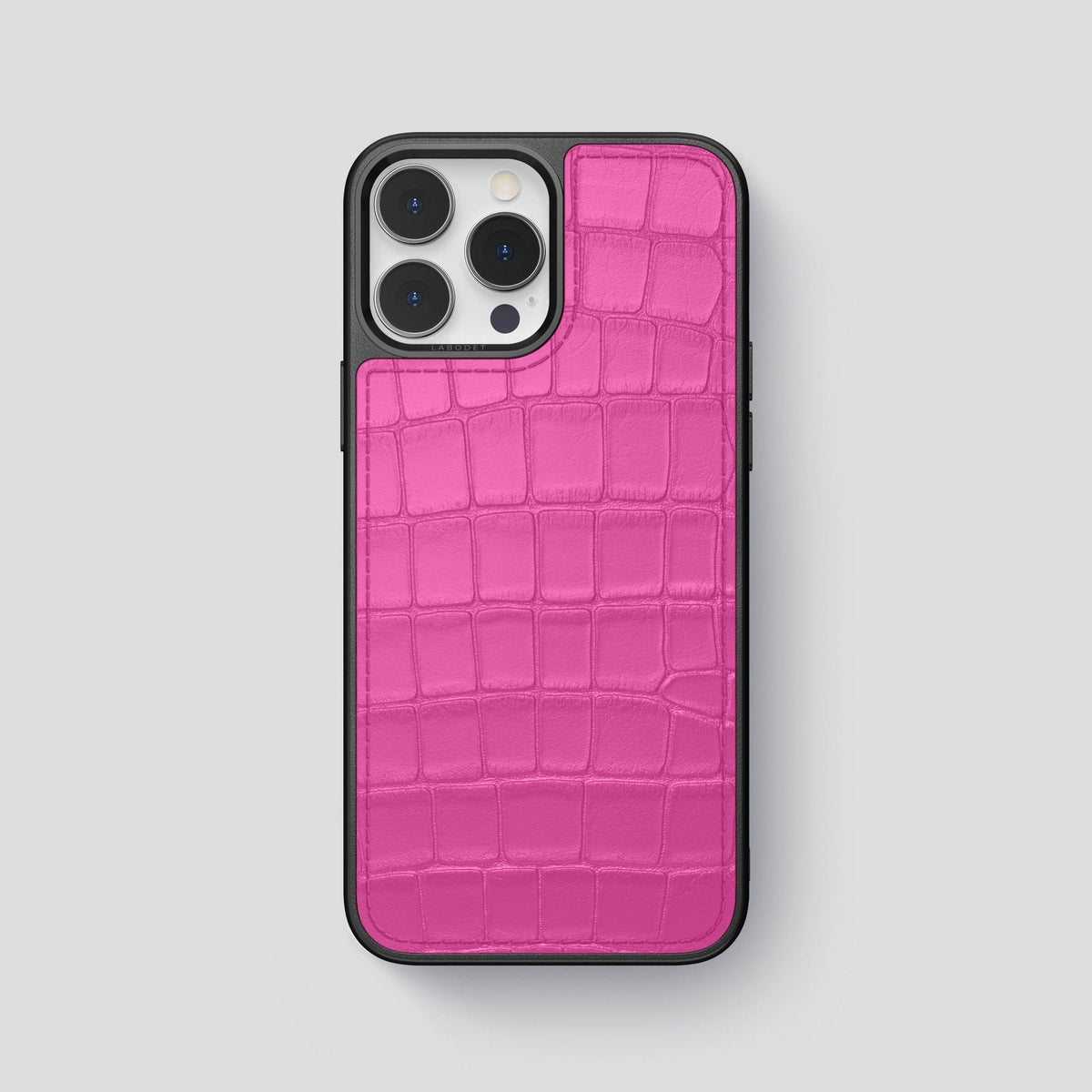 Fuchsia iPhone 13 Pro Max Sport Case Alligator -1 | Fuchsia