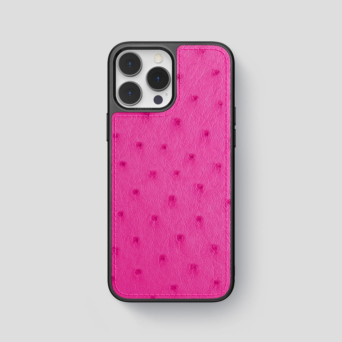 Fuchsia iPhone 13 Pro Max Sport Case Ostrich -1 | Fuchsia