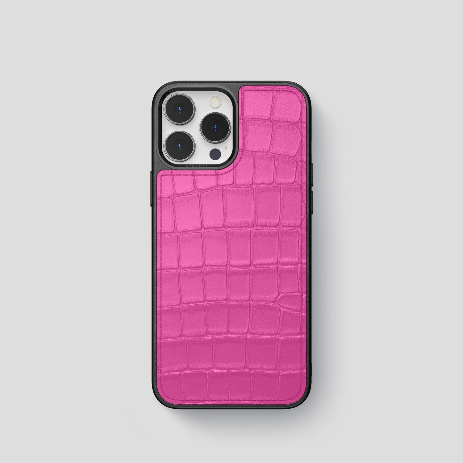Fuchsia iPhone 13 Pro Sport Case Alligator -1 | Fuchsia