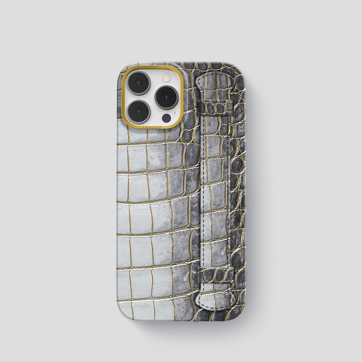 Gold iPhone 13 Pro Himalaya Strap Case with Gold Metal -1 | Gold-Gold