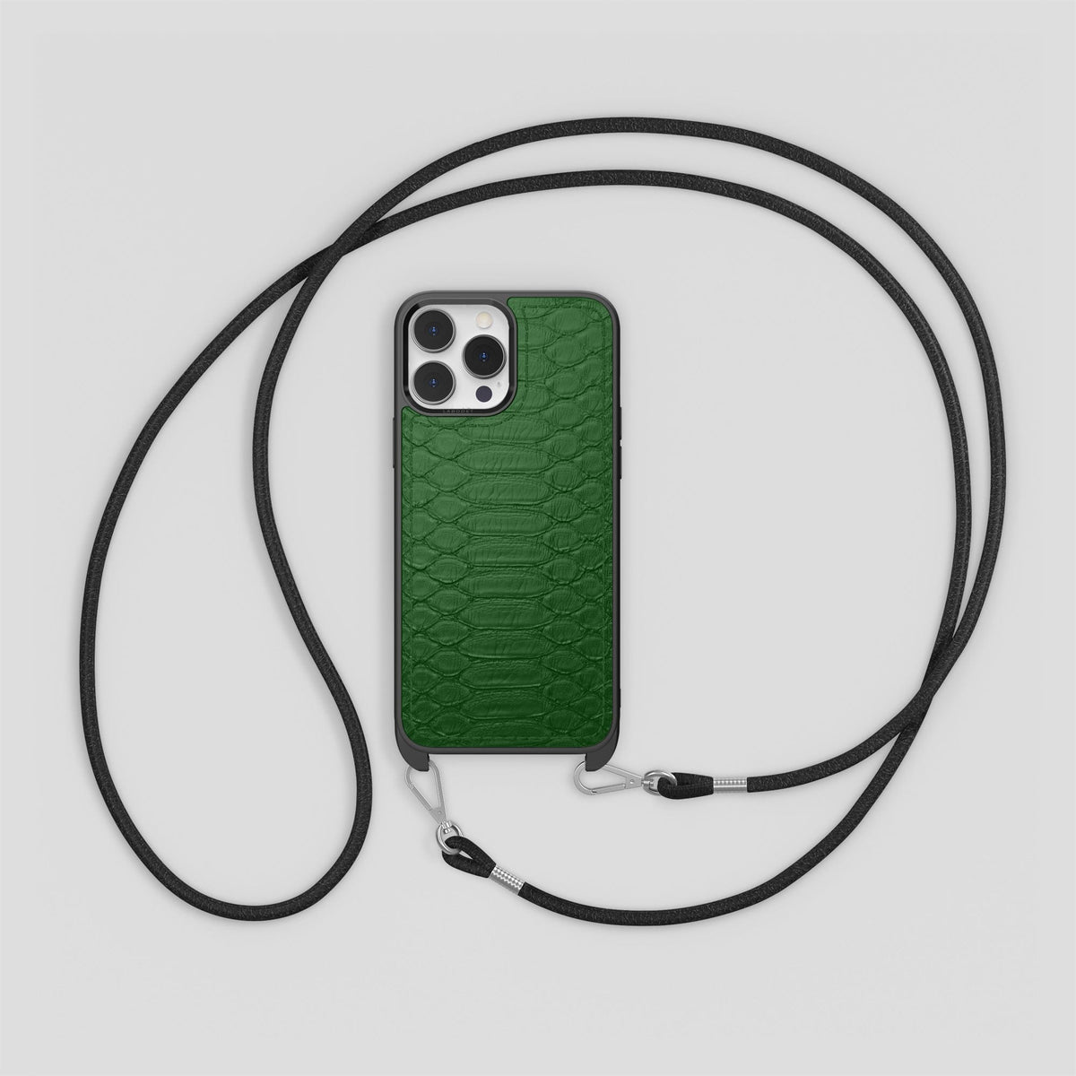 Green Crossbody Sport iPhone 13 Pro Python -1 | Green