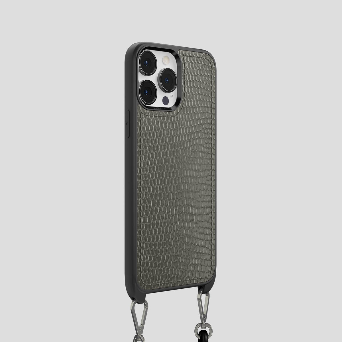 Grey Crossbody Sport iPhone 13 Pro Lizard -2 | Grey