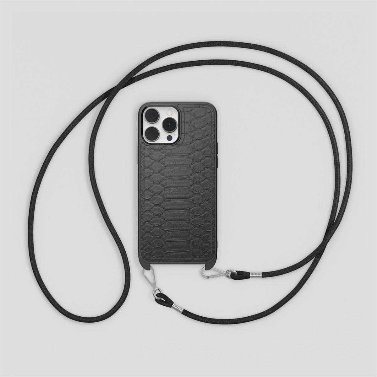 Grey Crossbody Sport iPhone 13 Pro Python -1 | Grey