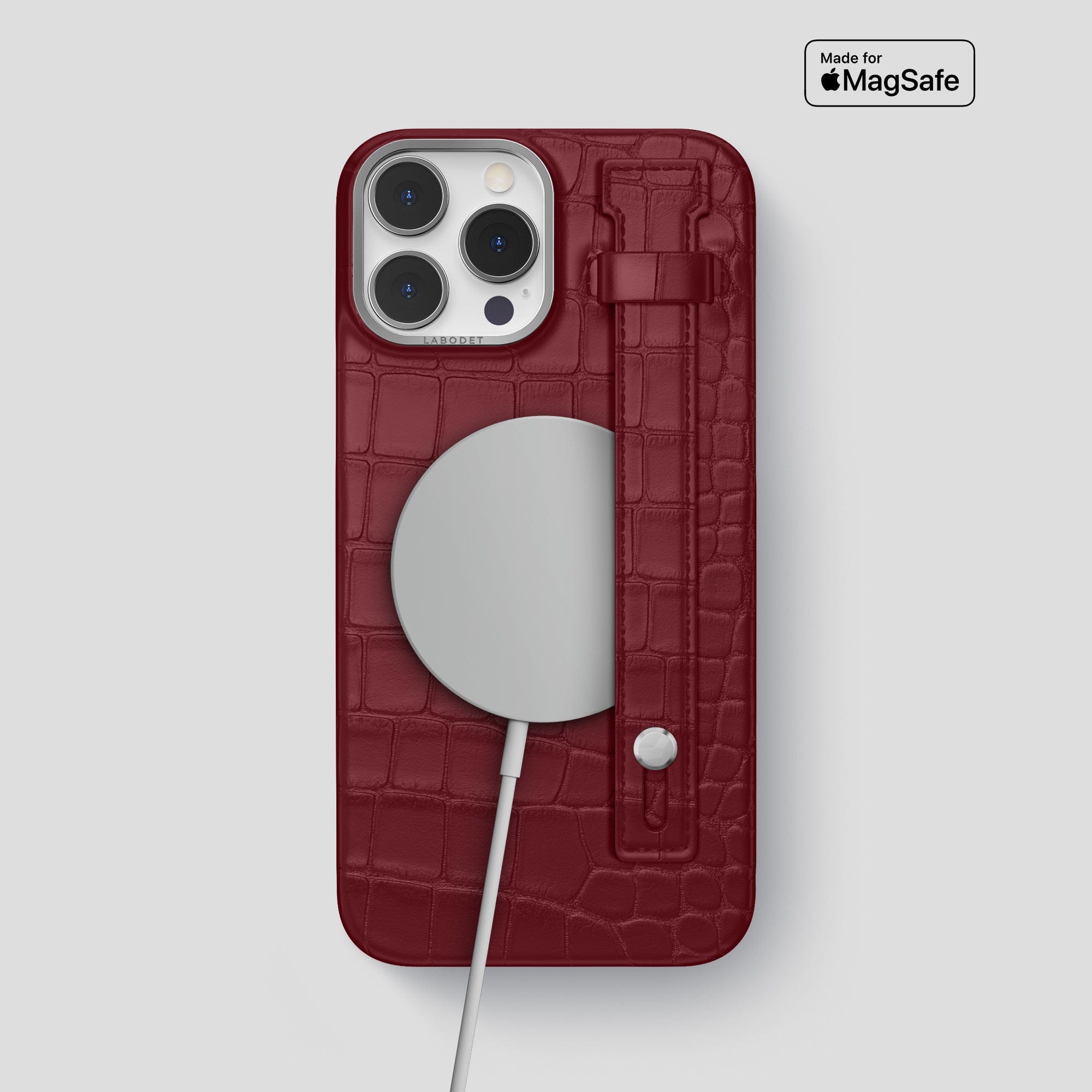 Hand Strap Case For iPhone 14 Pro Max In Alligator · Labodet