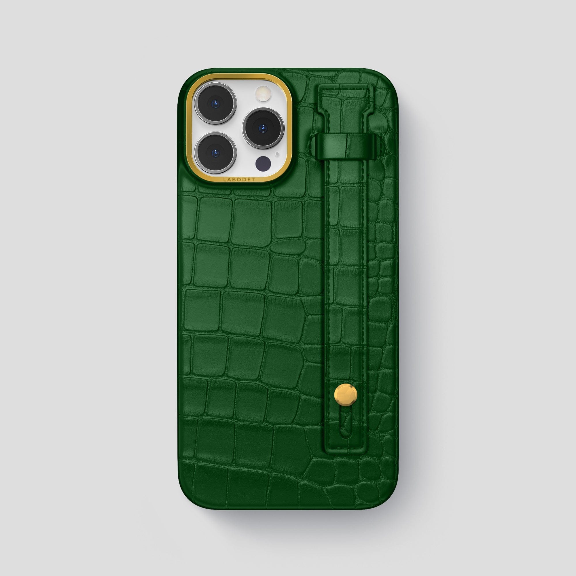 Hand Strap Case For iPhone 14 Pro Max In Alligator · Labodet