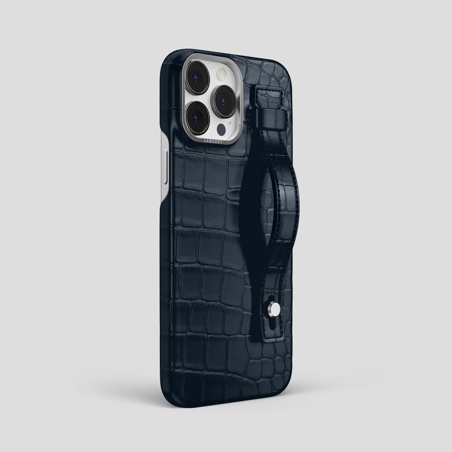 Hand Strap Case For iPhone 14 Pro Max In Alligator