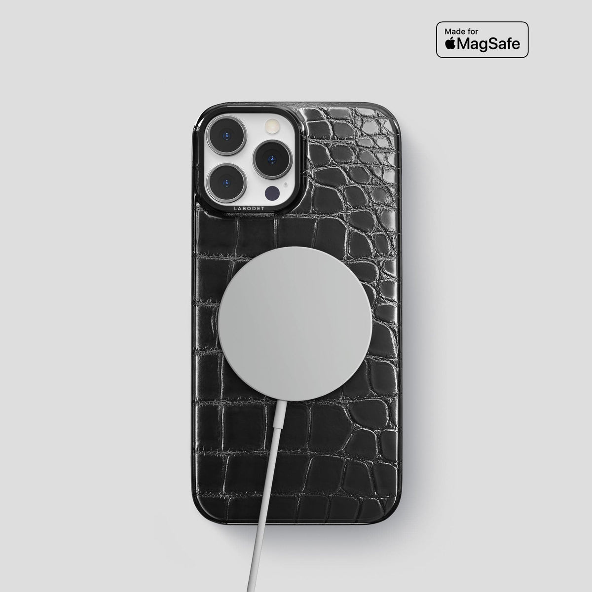 Havana-Black iPhone 13 Pro Classic Case with Black Metal -5 | Havana-Black-Black