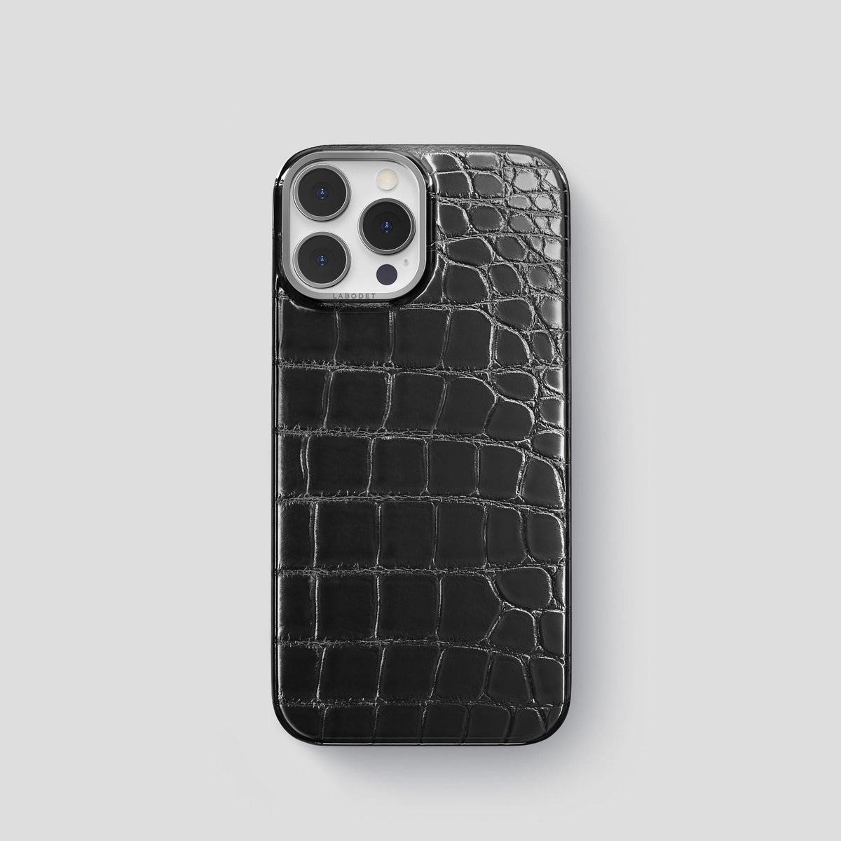Havana-Black iPhone 13 Pro Classic Case with Steel Metal -1 | Havana-Black-Steel