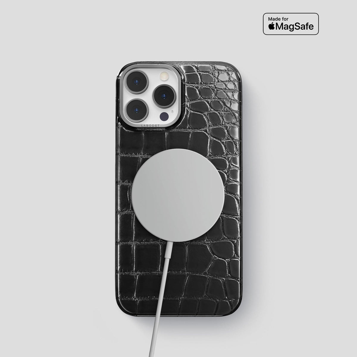 Havana-Black iPhone 13 Pro Classic Case with Steel Metal -5 | Havana-Black-Steel