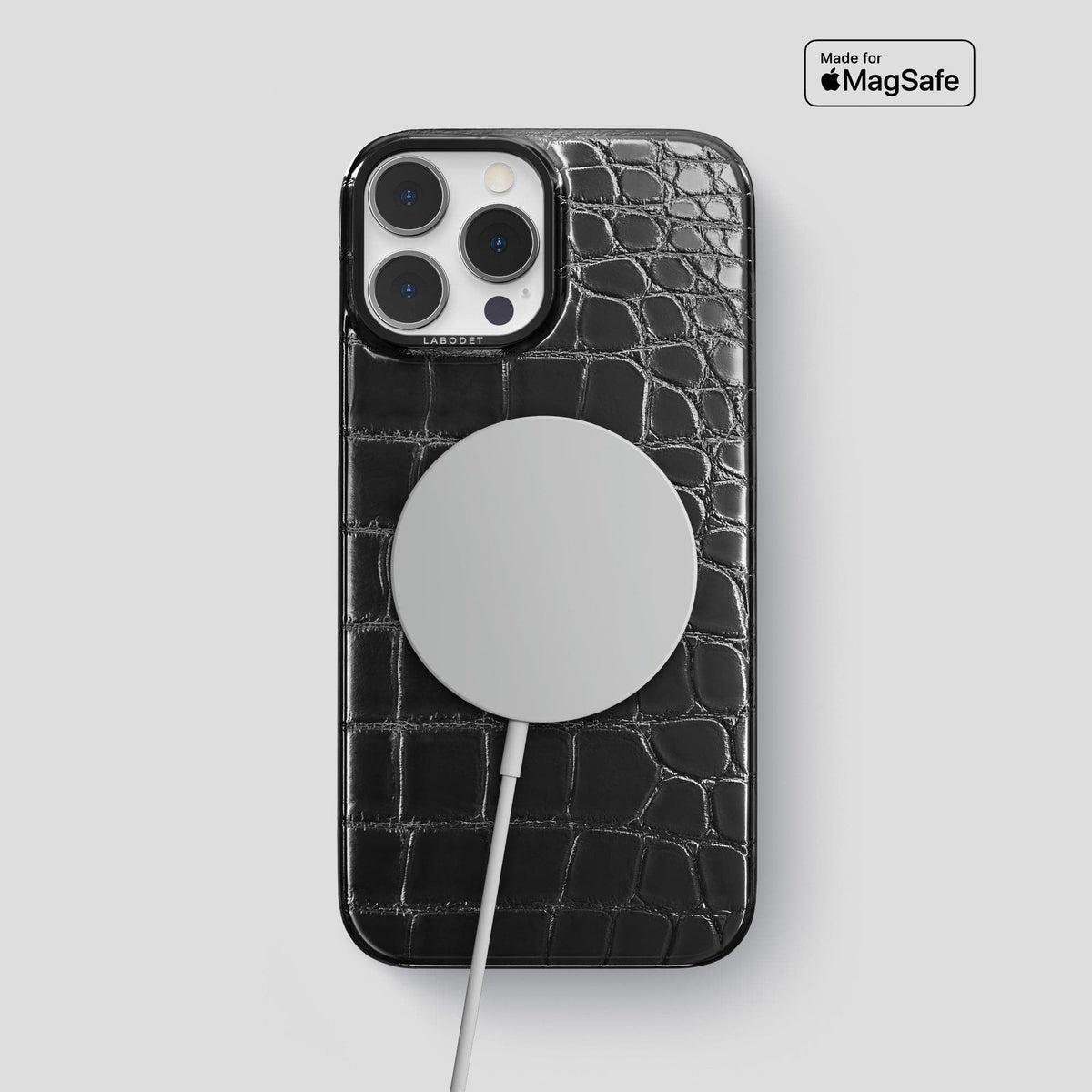 Havana-Black iPhone 13 Pro Max Classic Case with Black Metal -5 | Havana-Black-Black