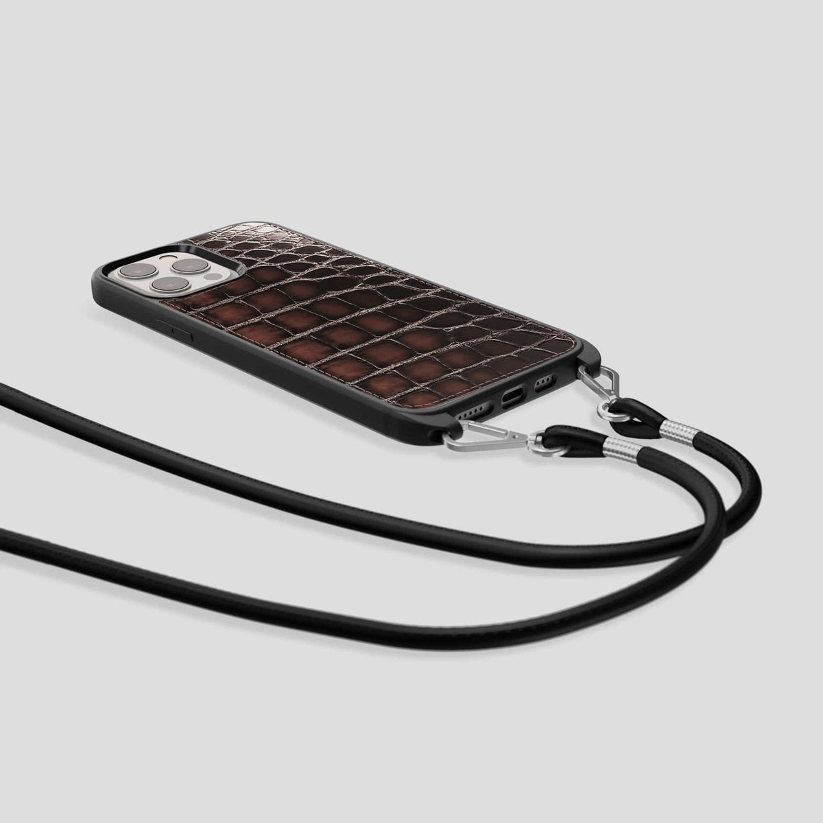 Havana-Brown iPhone 13 Pro Max Crossbody Case -6 | Havana-Brown