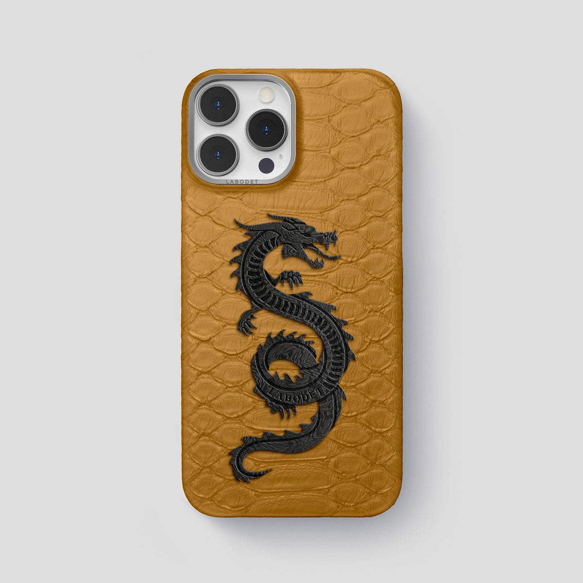 Honey iPhone 13 Pro Max Classic Case Python with Steel Metal -1 | Honey-Steel