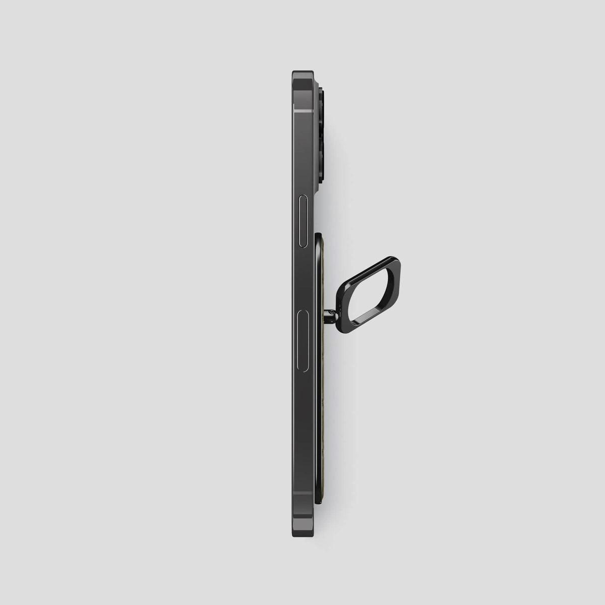 Kaki-Green MagSafe Ring iPhone 13 Pro Max with Black Metal -3 | Kaki-Green-Black