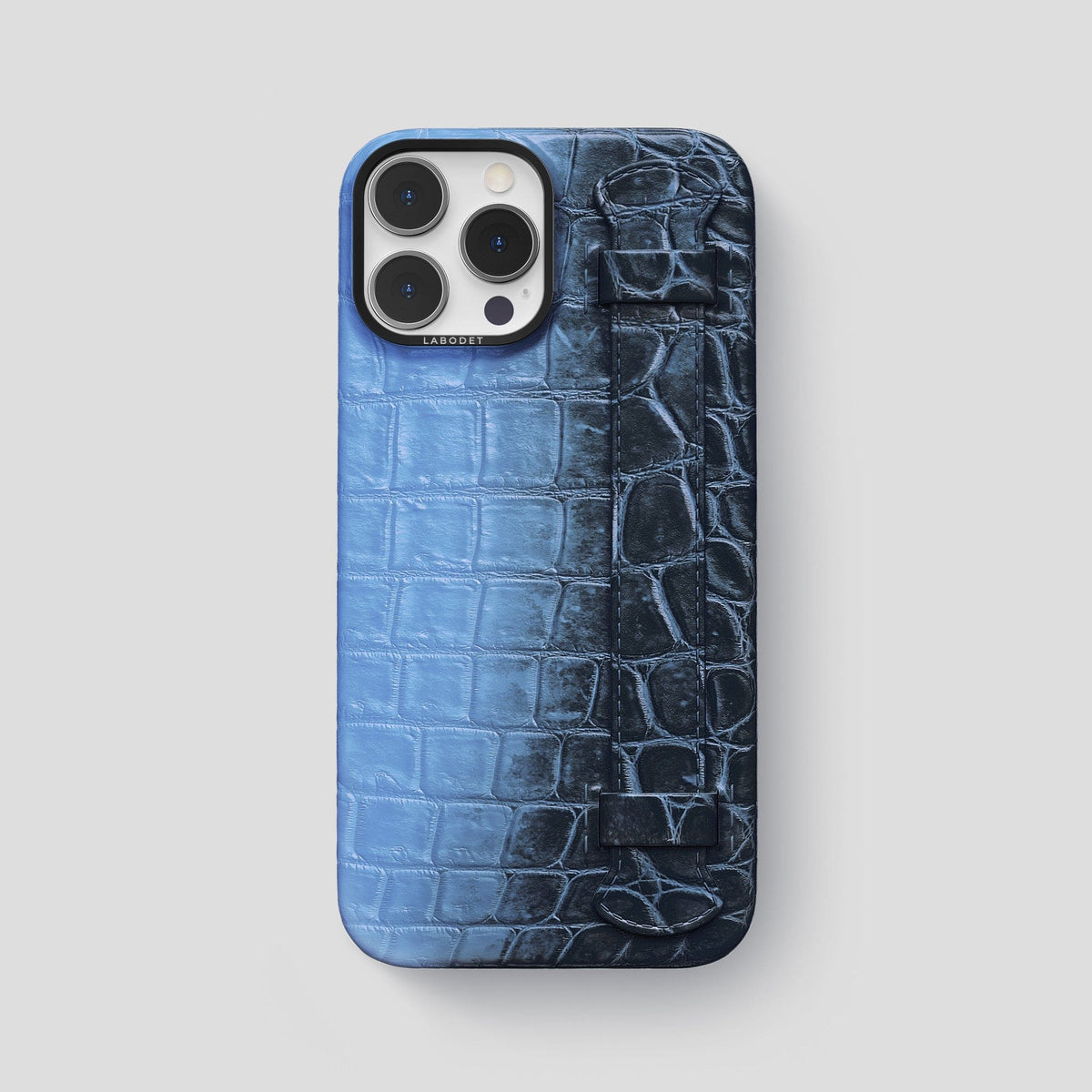 Lavender iPhone 13 Pro Max Himalaya Strap Case with Black Metal -1 | Lavender-Black
