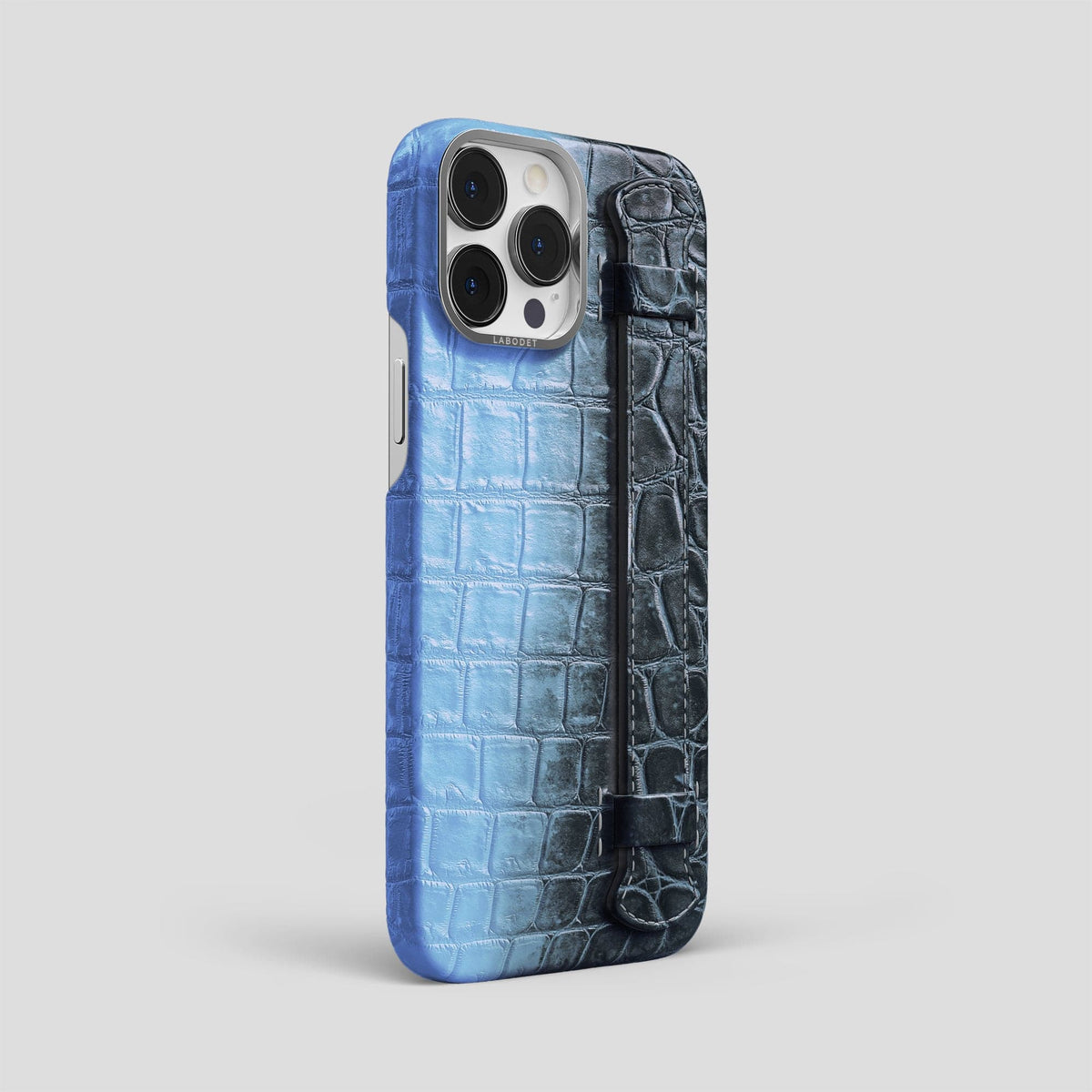 Lavender iPhone 13 Pro Max Himalaya Strap Case with Steel Metal -2 | Lavender-Steel