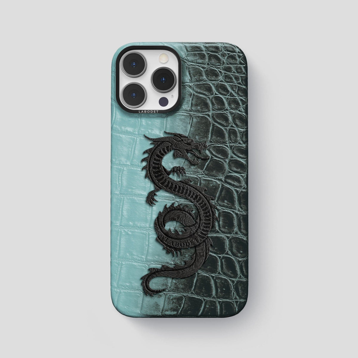 Light-Mint iPhone 13 Pro Max Himalaya Classic Case with Black Metal -1 | Light-Mint-Black
