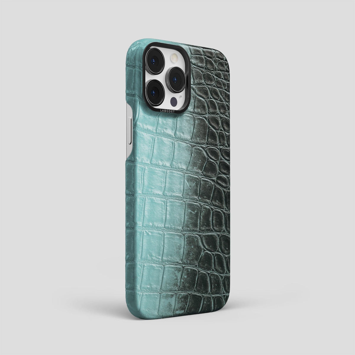 Light-Mint iPhone 13 Pro Max Himalaya Classic Case with Black Metal -2 | Light-Mint-Black
