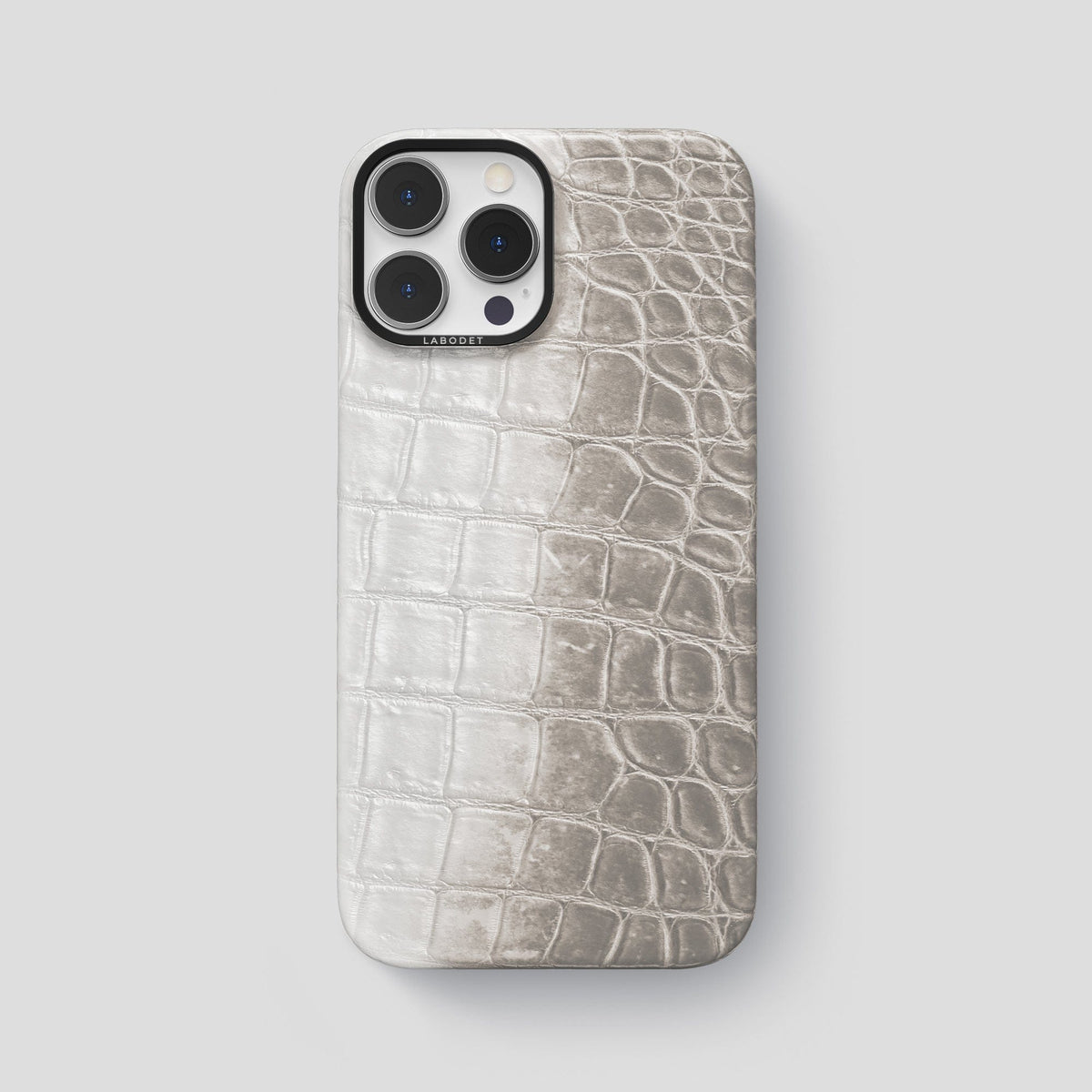 Light iPhone 13 Pro Max Himalaya Classic Case with Black Metal -1 | Light-Black