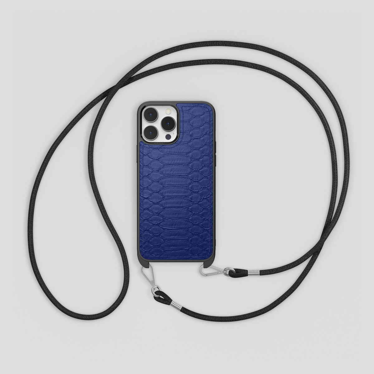 Navy-Blue Crossbody Sport iPhone 13 Pro Python -1 | Navy-Blue