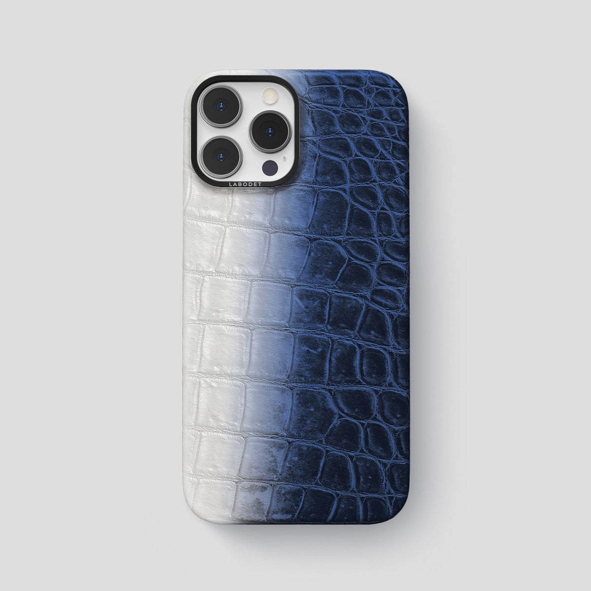 Navy Blue iPhone 13 Pro Max Himalaya Classic Case with Black Metal -1 | Navy-Blue-Black