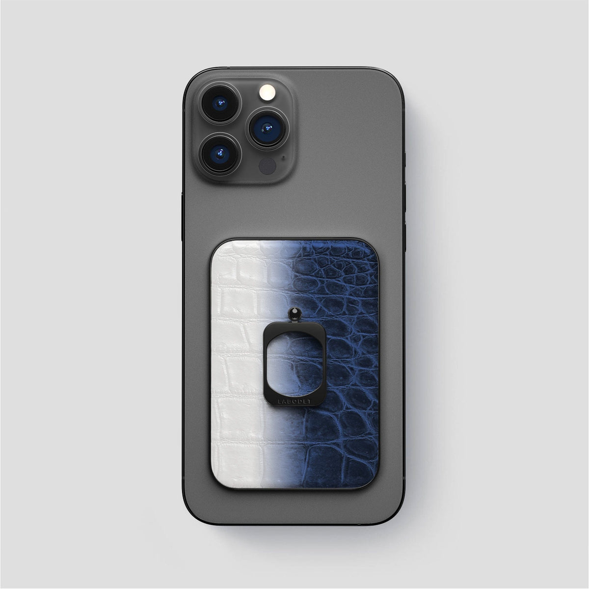 Navy Blue iPhone 13 Pro Max Himalaya MagSafe Ring with Black Metal -1 | Navy-Blue-Black