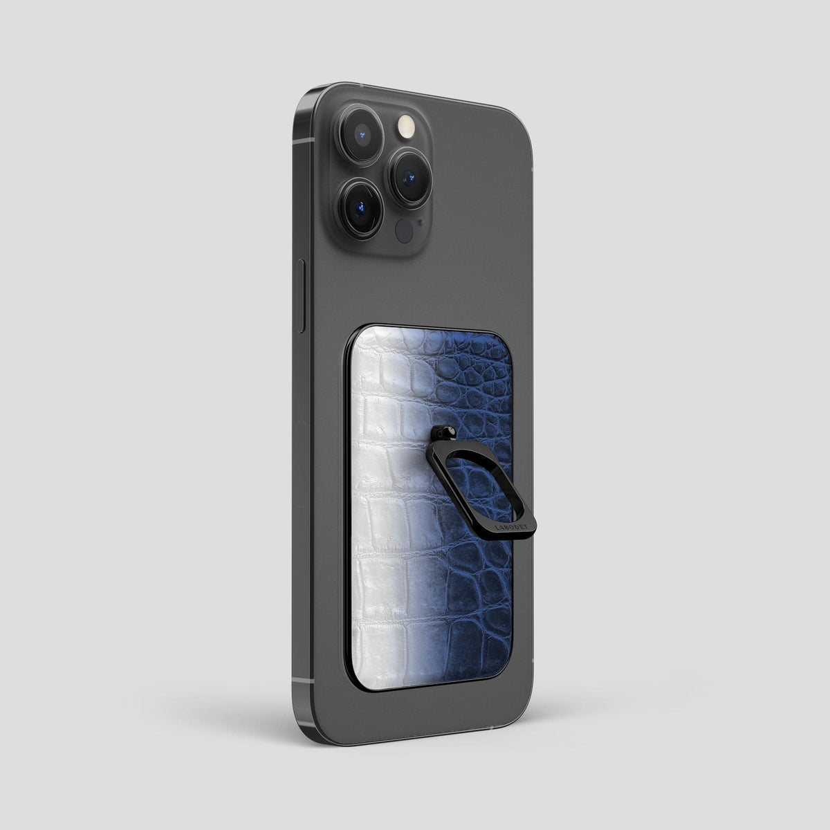 Navy Blue iPhone 13 Pro Max Himalaya MagSafe Ring with Black Metal -2 | Navy-Blue-Black
