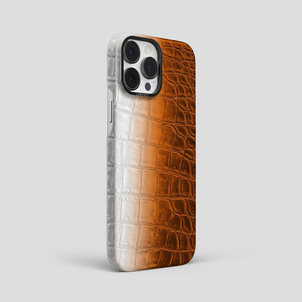 Orange iPhone 13 Pro Max Himalaya Classic Case with Black Metal -2 | Orange-Black