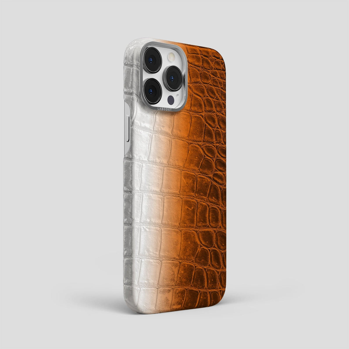 Orange iPhone 13 Pro Max Himalaya Classic Case with Steel Metal -2 | Orange-Steel