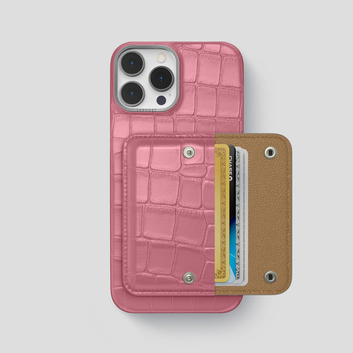Pink iPhone 13 Pro Max Envelope Alligator -2 | Pink