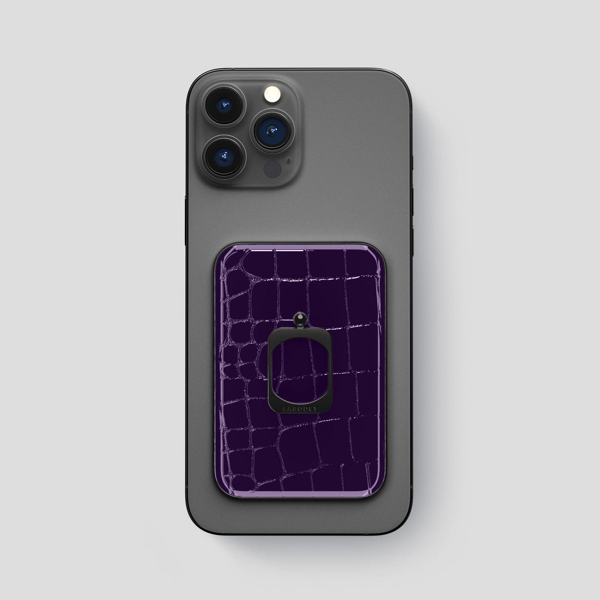 Purple MagSafe Ring iPhone 13 Pro Max with Black Metal -2 | Purple-Black