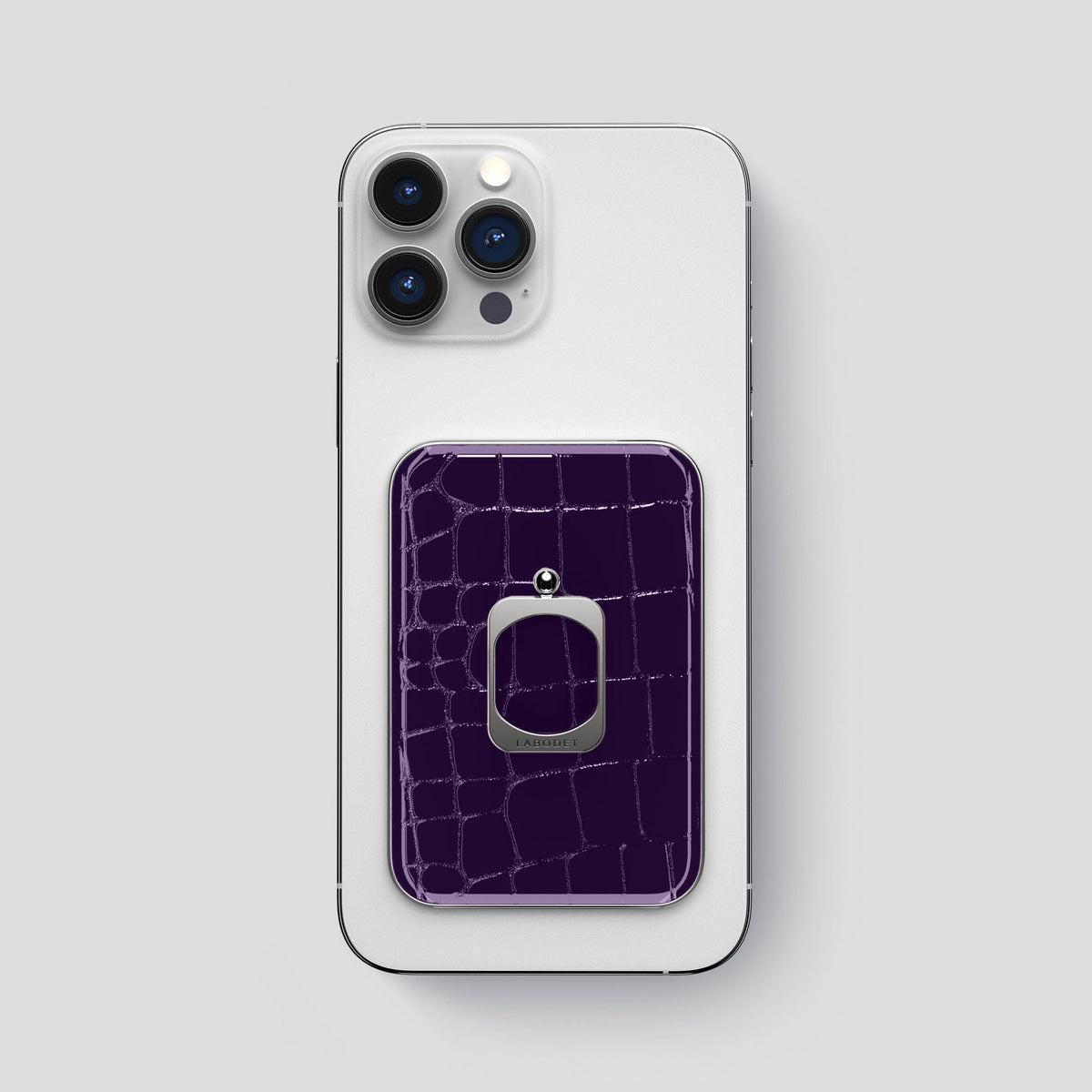 Purple MagSafe Ring iPhone 13 Pro Max with Steel Metal -2 | Purple-Steel