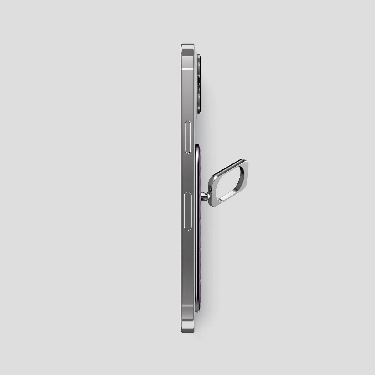 Purple MagSafe Ring iPhone 13 Pro Max with Steel Metal -3 | Purple-Steel