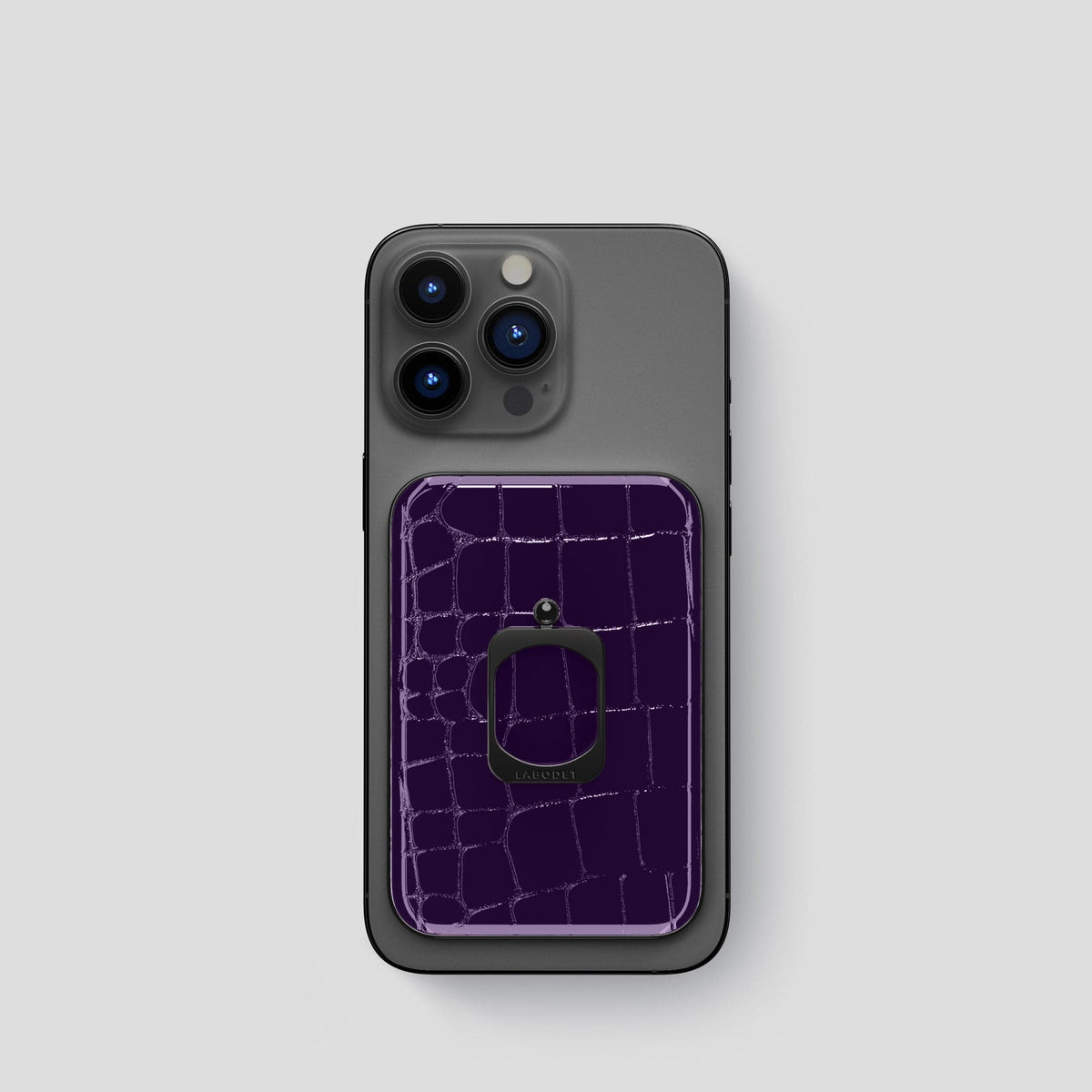 Purple MagSafe Ring iPhone 13 Pro with Black Metal -2 | Purple-Black