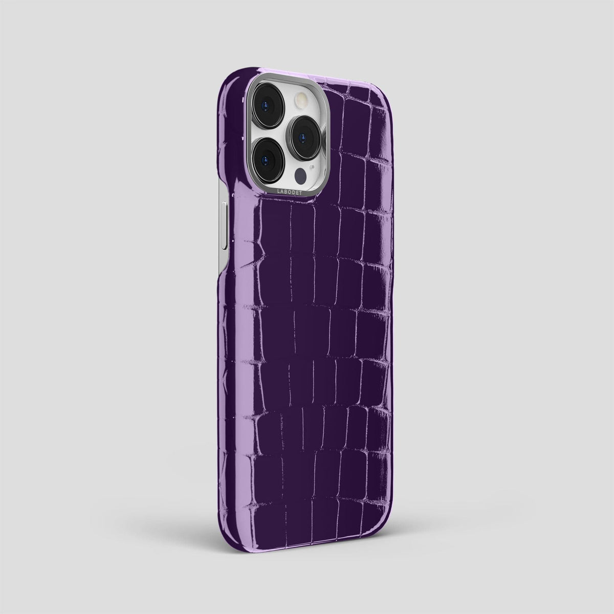Purple iPhone 13 Pro Max Classic Case with Steel Metal -2 | Purple-Steel