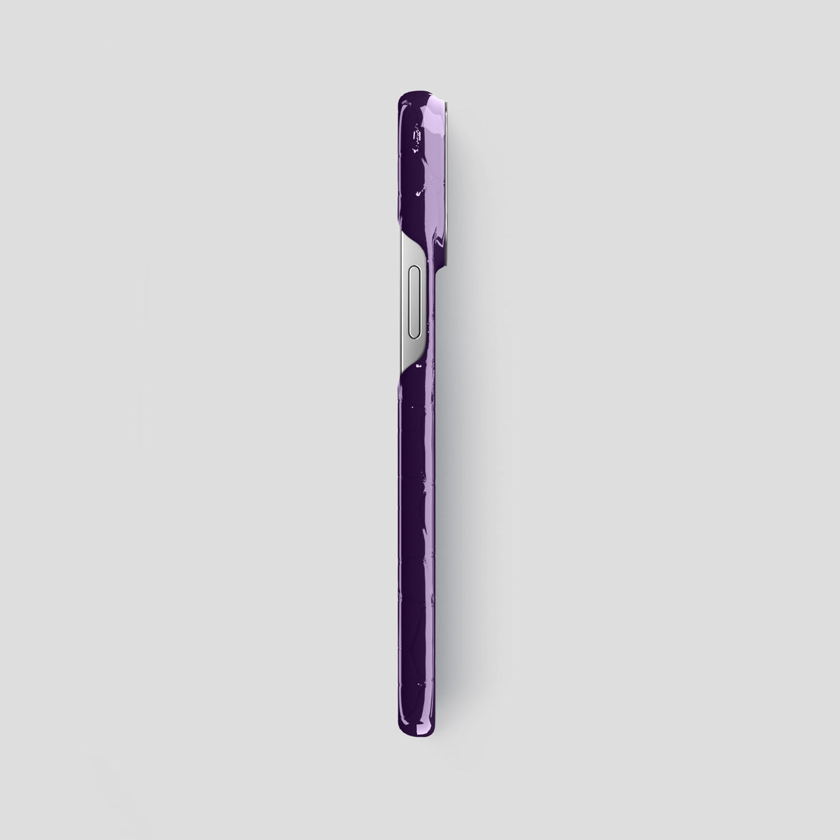 Purple iPhone 13 Pro Max Classic Case with Steel Metal -3 | Purple-Steel