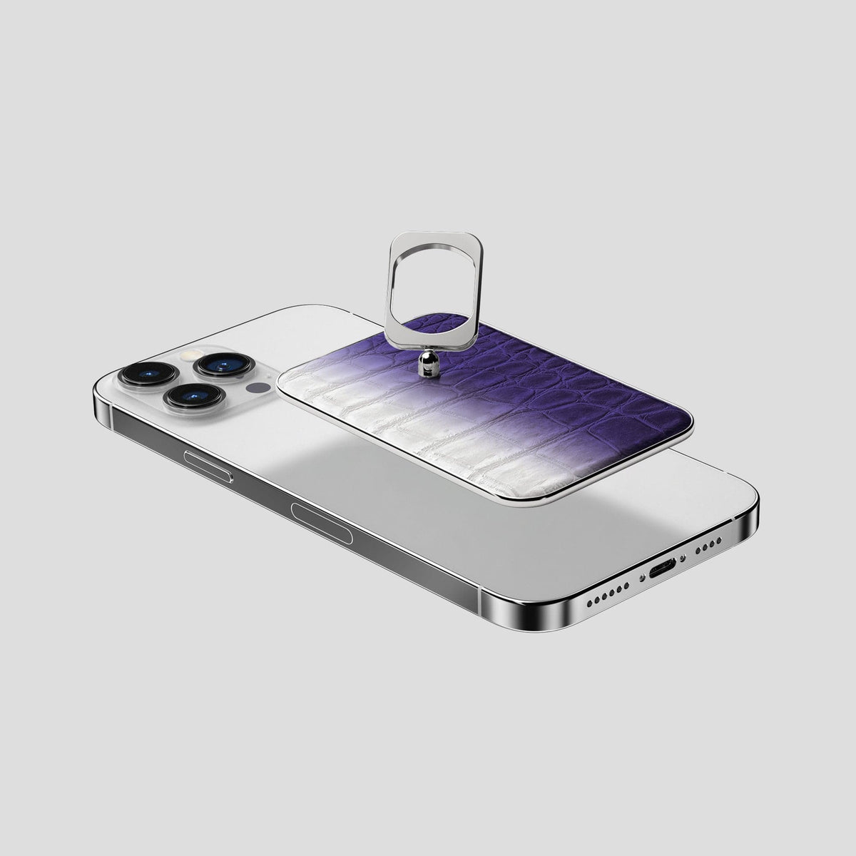 Purple iPhone 13 Pro Max Himalaya MagSafe Ring with Steel Metal -4 | Purple-Steel