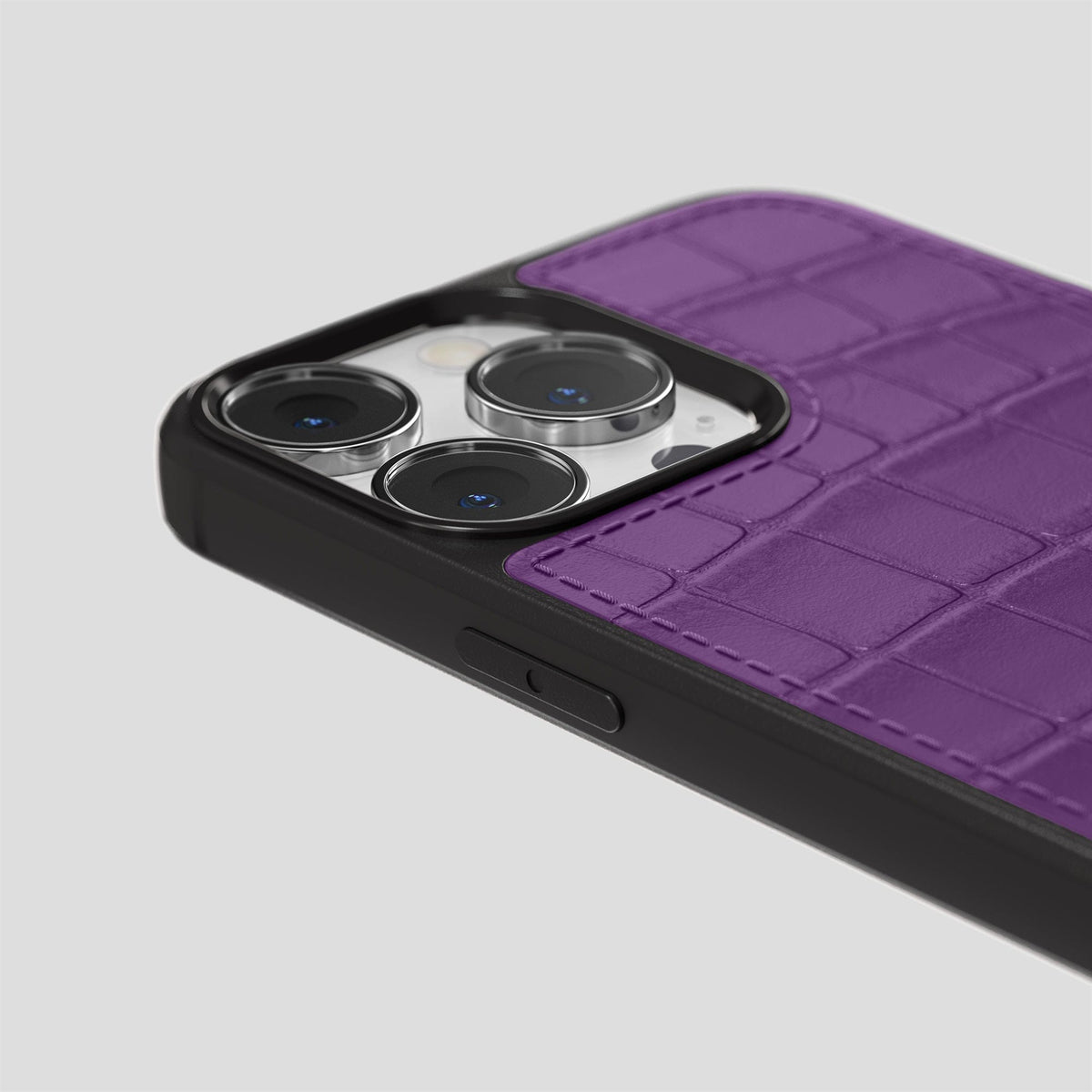 Purple iPhone 13 Pro Max Sport Case Alligator -6 | Purple