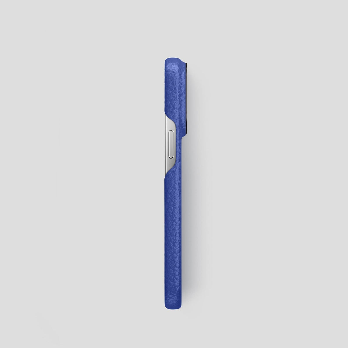 Royal Blue iPhone 13 Pro Classic Case Calf with Black Metal -3 | Royal-Blue-Black