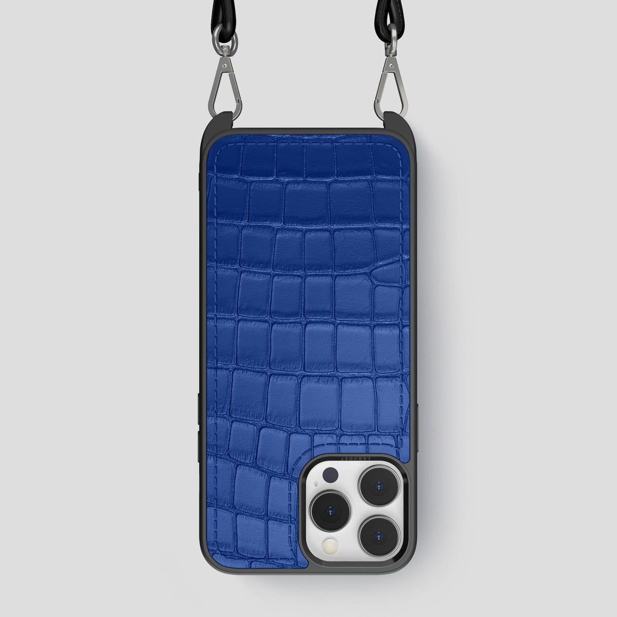 Royal Blue iPhone 13 Pro Max Crossbody Sport Case Alligator -1 | Royal-Blue
